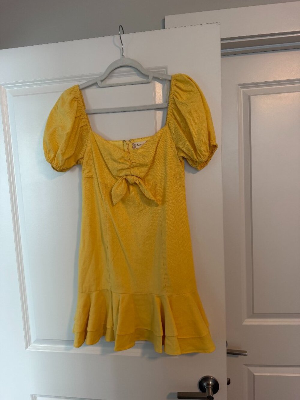 Yellow Mini Dress